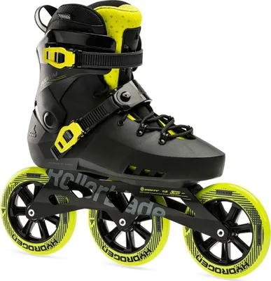 Zdjęcie produktu dla Rollerblade Maxxum 125 – rolki w kolorze żółtym i czarnym, rozmiar 43 (EU) Żółty, czarny, rozmiar 43 (EU)