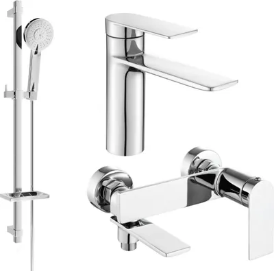 Produktbild von Mexen Zero DQ40 Badewannenset, Chrom - 71103DQ40-00