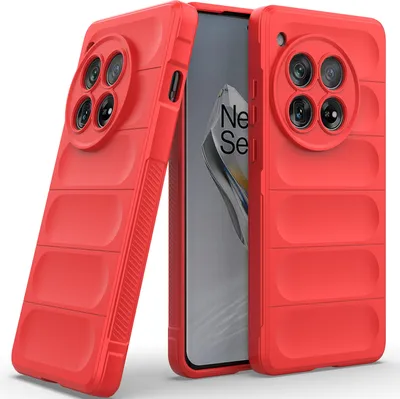 Immagine prodotto di Custodia per OnePlus 12 5G Custodia protettiva in silicone TPU morbido antiurto rosso