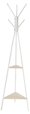 Obrázek produktu pro Stojan na oblečení ve tvaru stromu – věšák do předsíně – organizér na oblečení – úsporný design – rozměry 43,5 x 50 x 181,6 cm
