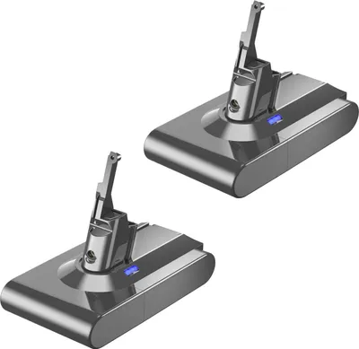 Produktbild von Ersatzakku für Dyson V8, 6000 mAh mit 21700-Zellen, rot, kompatibel mit V8 Absolute/Animal (SV10) Handstaubsauger