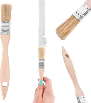 Produktbild von Pinsel Malerpinsel Farbpinsel Lackierpinsel Lackpinsel Flachpinsel Deckenbürste 20mm