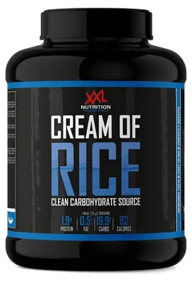Produktbild von Reiscreme Milchreis Pulver | XXL Nutrition Cream of Rice Cookies & Cream 2000 g | Clean Carbs nur 90 kcal pro Portion ohne Fett & Zucker