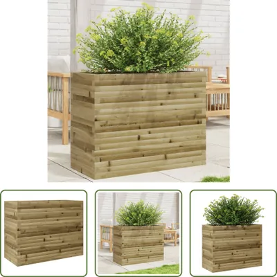 Produktbild von The Living Store Pflanzkübel 90x40x68,5 cm Kiefernholz Imprägniert