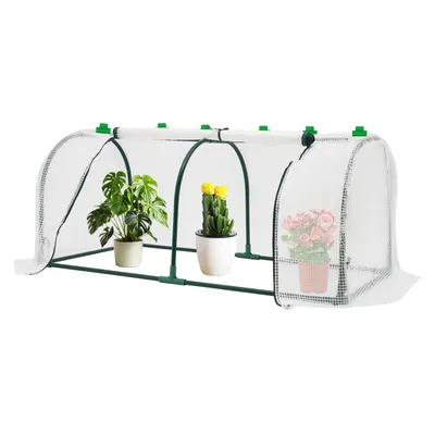 Image de Petite serre, Petite serre pour balcon, Serre à tomates avec fenêtre enroulable