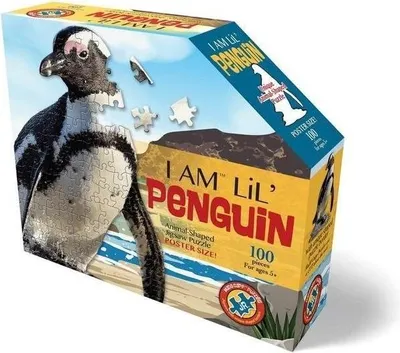 Produktbild von Puzzle konturowe 100 Ich bin Lil - Pingwin