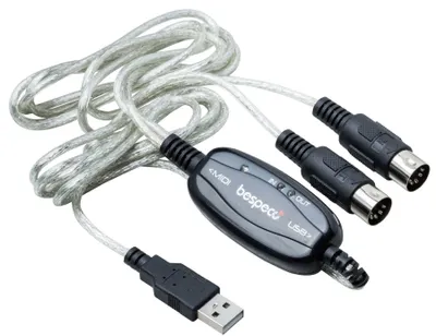 Obrázok produktu pre Bespeco BMUSB100 1 m MIDI kábel