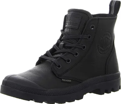 Produktbild von Palladium - Pampa Zip Leather Ess - Schwarze Lederschuhe