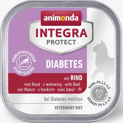 Produktbild von Animonda INTEGRA PROTECT Adult Diabetes mit Rind 100gx16