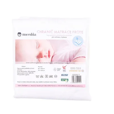Obrázek produktu pro Chránič matrace froté Maceshka 120x60 cm
