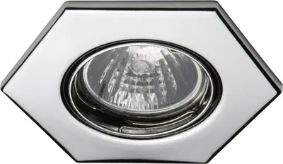 Produktbild von C-Light 6-Eck Halogen Einbaustrahler Spot 12 V Chrom