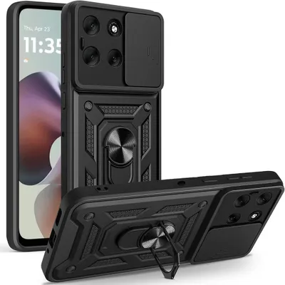 Produktbild von Techsuit – CamShield Series robuste Hülle für Motorola Moto G56 – schwarz