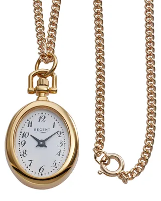 Imagen del producto de Reloj de bolsillo Regent P-780 con cadena, color dorado