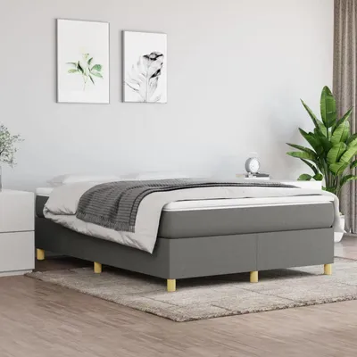 Obrázok produktu pre Moderná minimalistická drevená posteľ s platformovým rámom, rozmer 140x200 cm, kompaktná