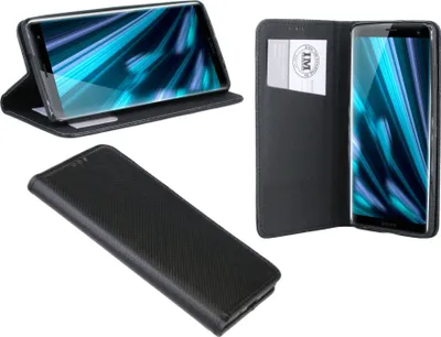 Zdjęcie produktu dla Sony Xperia XZ3 Etui z klapką Etui ochronne na smartfona Czarne