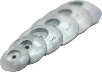 Produktbild von Plastimo Zinkscheibenanode 90 Mm Silber  Silber One Size