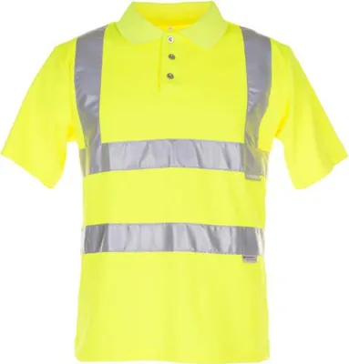 Produktbild von Größe S Herren Planam Warnschutz Poloshirt Uni uni-gelb Modell 2092