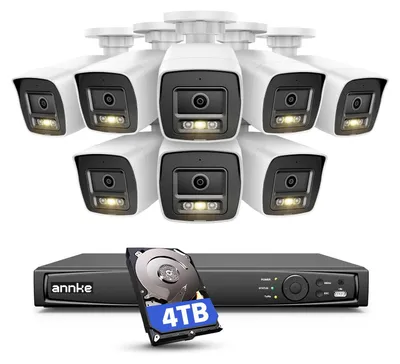 12MP Überwachungssystem mit 16CH NVR, 4TB HDD, 8 Kameras