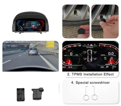 Obrázok produktu pre Digitálny počítadlo kilometrov, bezdrôtové CarPlay, adaptívne pripomenutie zaradeného prevodového stupňa, E84 CarPlay TPMS