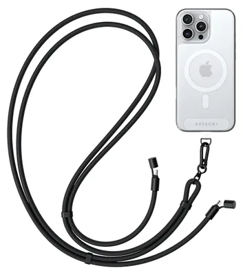 Produktbild von Satechi OntheGo Crossbody Lanyard Cable Black