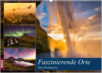 Produktbild von Faszinierende Orte (Wandkalender 2025 DIN A2 quer), CALVENDO Monatskalender