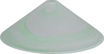 Produktbild von Lampenglas Ø 420mm Schusterschirm grün rund Ersatzglas Leuchtenglas Glasschirm