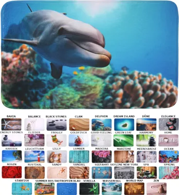 Produktbild von Kúpeľová predložka SANILO® Dolphin 70 x 110 cm