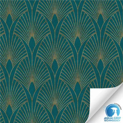 Produktbild von Vliestapete A.S. Création WOW vorgeleimt 784931 10.05 m x 0.53 m Blau Art Deco