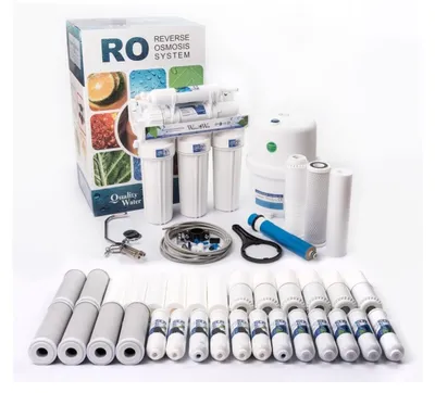 Produktbild von 7 Stufen Umkehrosmoseanlage RO Wasserfilter 75 GPD mit 3-Jahre Ersatzfilter