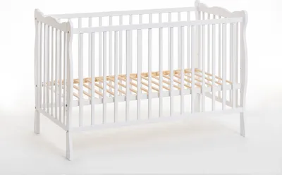 Zdjęcie produktu dla ALA II łóżeczko dziecięce 60 x 120 cm mata biała