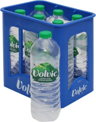Produktbild von Tanner - Der kleine Kaufmann DEKO Getränkekiste Volvic 6 Flaschen Spielzeug