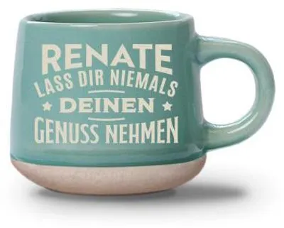 Produktbild von Duo-Geschenkset Renate Espressotassen 60ml, rustikales Steinzeug, erdige Farbtöne, spülmaschinen- & mikrowellengeeignet