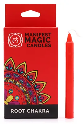 Produktbild von Absichtskerzen SET 12 Stück CHAKRA Basics Roots rotes Ritual