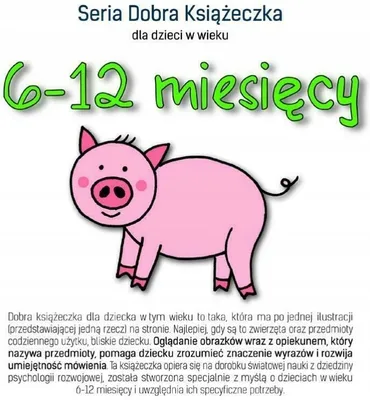 Zdjęcie produktu dla Książeczka edukacyjna dla dzieci 6-12 miesięcy