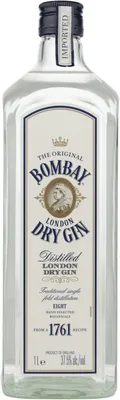 Produktbild von Bombay London Dry Gin 1000ml 37,5% Vol.