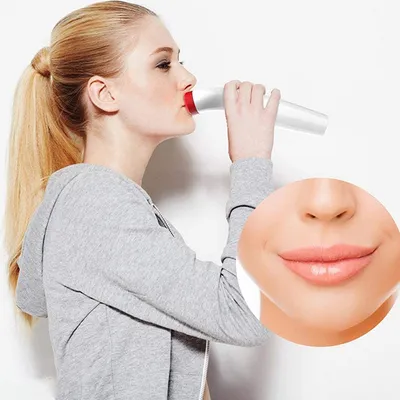 Produktbild von Automatik Lip Plumper Enhancer Gerät Elektrisch Vollere Lippe Silikon Dickere Lippen - Plumping-Tool Gesichts-Beauty-Tool Verbesserung Der Lippe USB-Aufladung Tragbare Größe