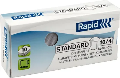 Immagine prodotto di Rapid® 24863000 Graffe n. 10 - Standard, zincate, 5.000 pezzi