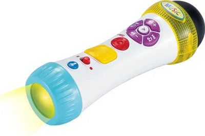 Produktbild von Mikrofon mit Lichteffekten 20 cm