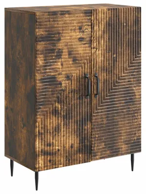 Produktbild von vidaXL Sideboard Räuchereiche 66 x 34,5 x 89,5 cm Holzwerkstoff