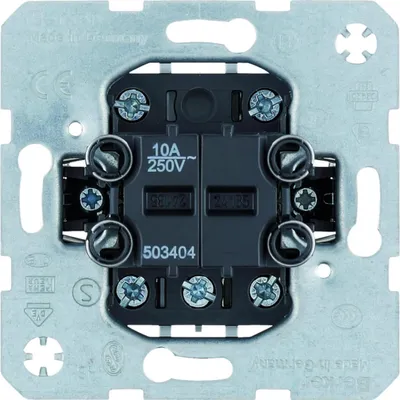 Image de Interrupteur à bascule Berker, modules enfichables, 1 pièce.