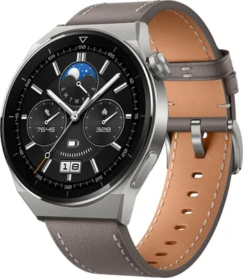 Produktbild von Huawei Watch GT3 Pro 46 mm (Odin-B19V) Klasický kožený remienok
