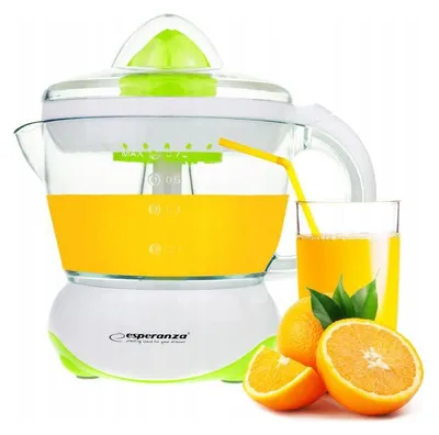 Obrázek produktu pro Esperanza EKJ001G, Ruční odšťavňovač, Zelená, Bílá, 0,7 l, 0,7 l, 0,88 m, 25 W