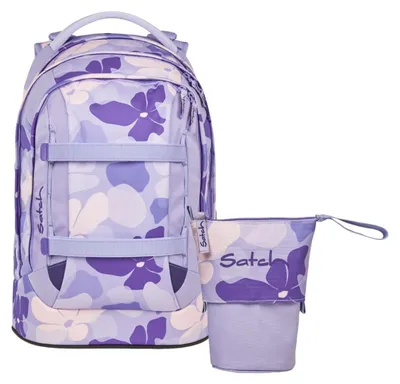 Produktbild von Satch, Schulrucksack-Set PACK Lilac Blossom 2-teilig, ab 5. Klasse