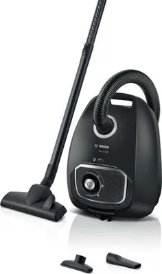 Produktbild von Staubsauger mit Beutel – 11 m Aktionsradius – 4 l Beutelvolumen – 75 dB – 700 W – Schwarz