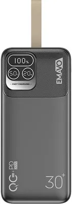 Produktbild von EMAVO Powerbank 30000mAh QC22,5W + PD20W