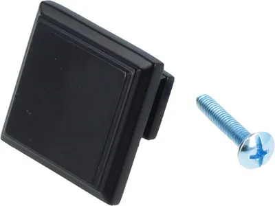 Produktbild von Möbelgriff Möbelknopf Serie UZ71 Schrankgriff Türgriff Türknopf Knopf Schwarz Knopf
