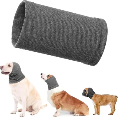 Produktbild von Ohrenschützer für Hunde, Anti-lärm Ohrenschutz Hund, Beruhigende Gehörschutz Hund Winddichte, Waschbare Hunde Ohrenschutz, für Warmhalten und Ängste bei Haustieren Lindern S