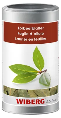 Immagine prodotto di Foglie di alloro Wiberg intere dal sapore profondamente aromatico Latta 60g