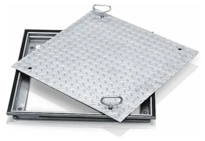 Zdjęcie produktu dla Pokrywa studzienki aluminiowa 600 x 600 mm 47021