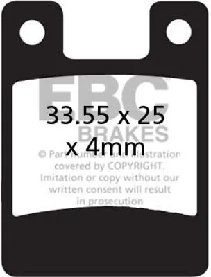 Immagine prodotto di CFA247BHH - Pastiglie per freni da bicicletta EBC Brakes (sinterizzate)